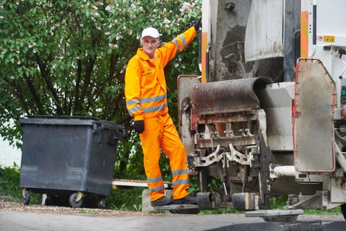 Trucks and equipment used for furniture removal